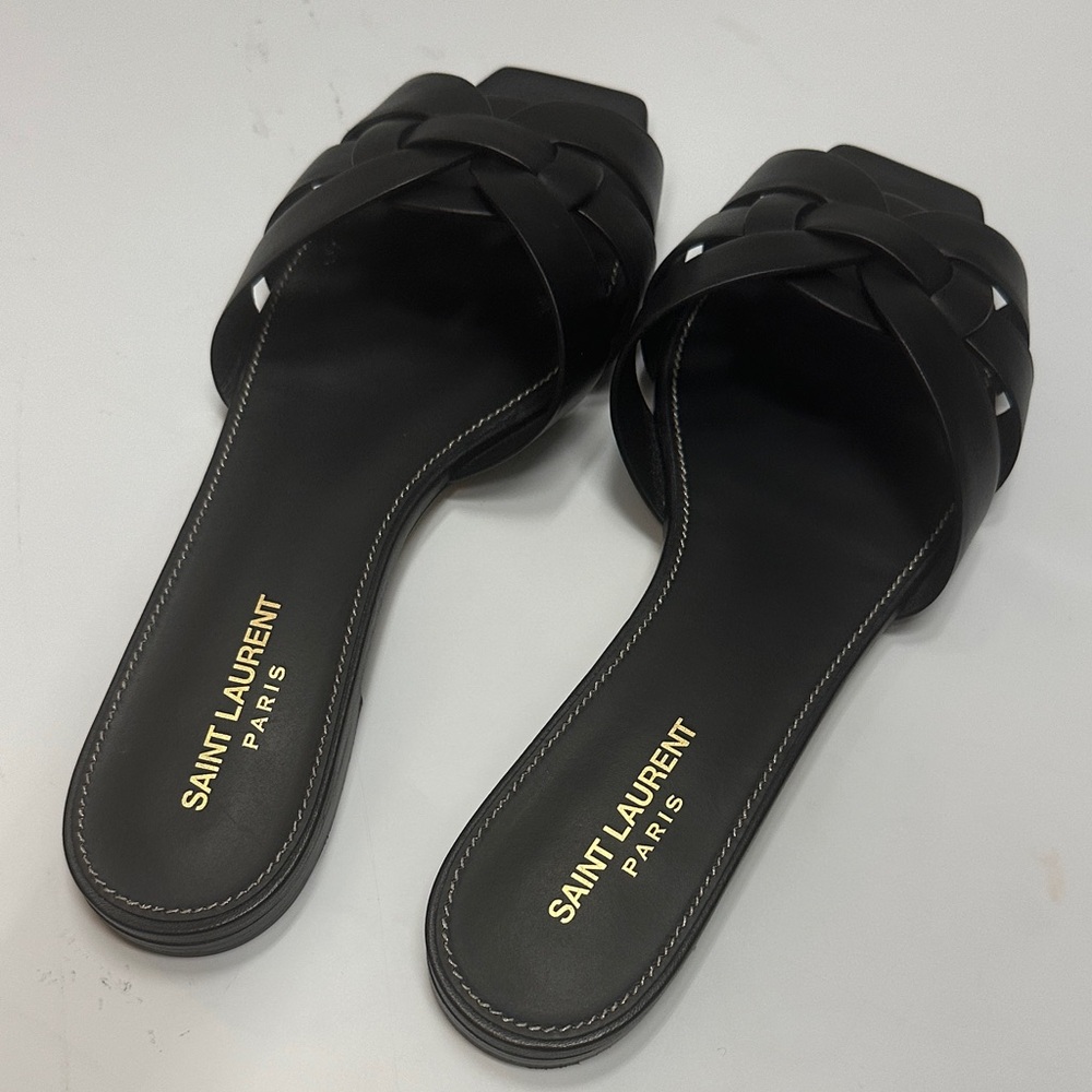 Saint Laurent Tribute Sandals - Picture 2 of 9